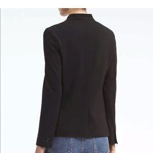 unstructured stretch ponte blazer